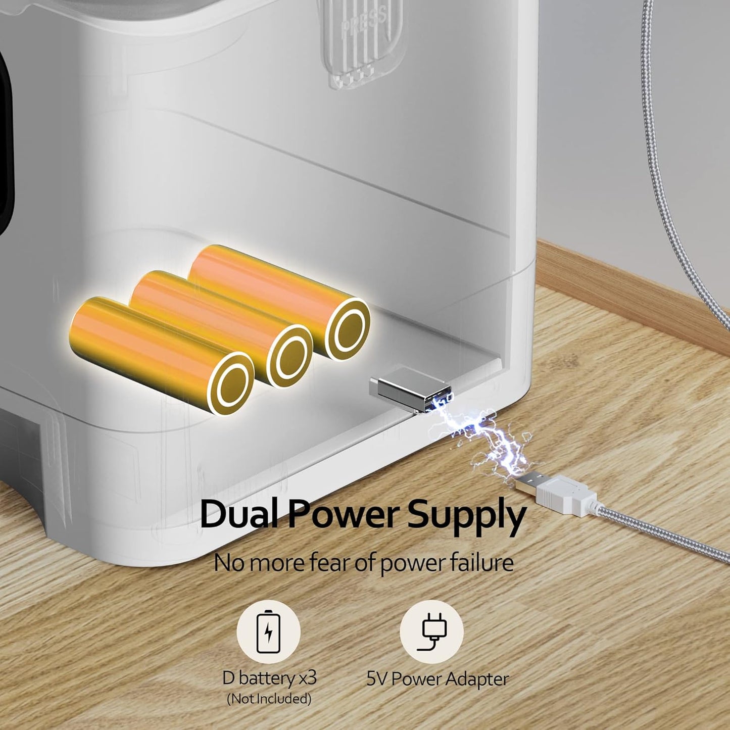 Automatic Cat Feeders - Timed Pet Feeder for Cats and Dogs with Dry Food Dispenser