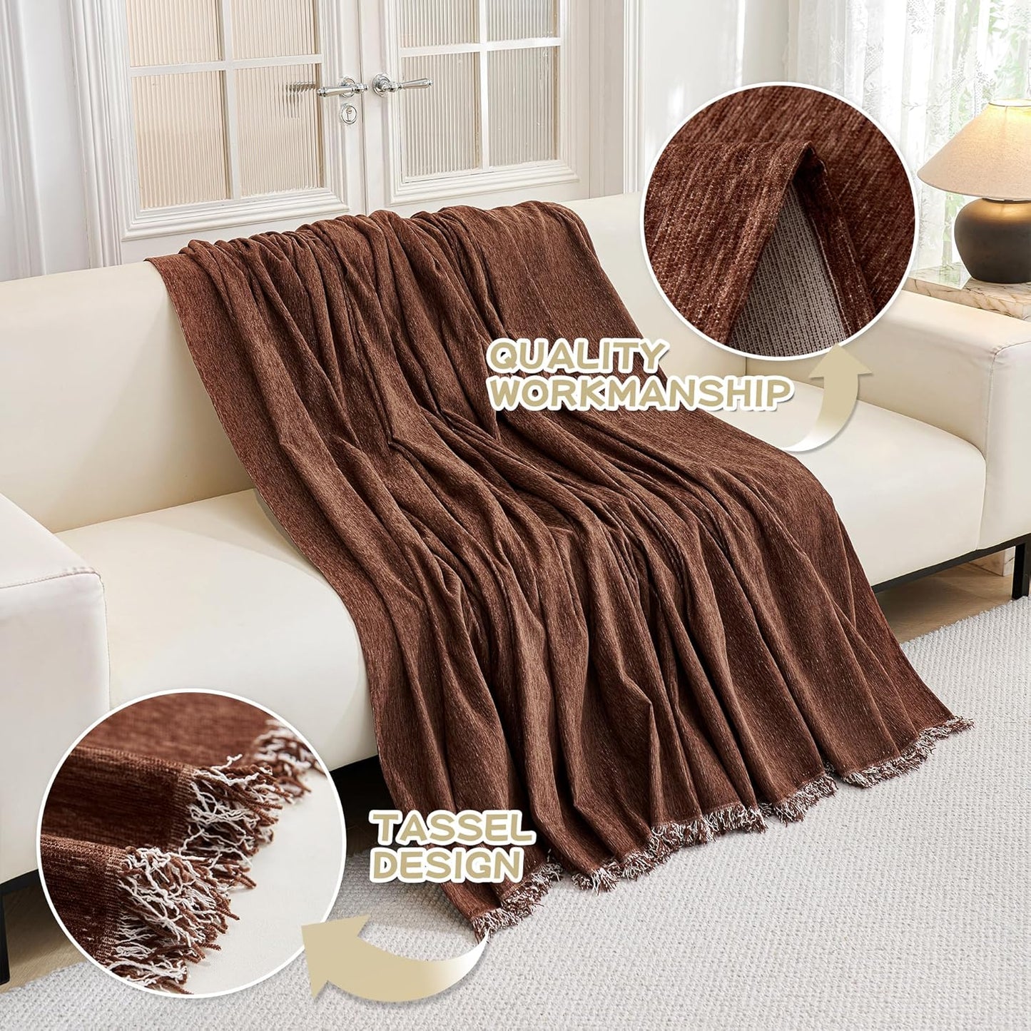 Non Slip Couch Sofa Cover for Dogs Cats, Couch Cover 2 Cushion Sofa Dogs Furniture Protector