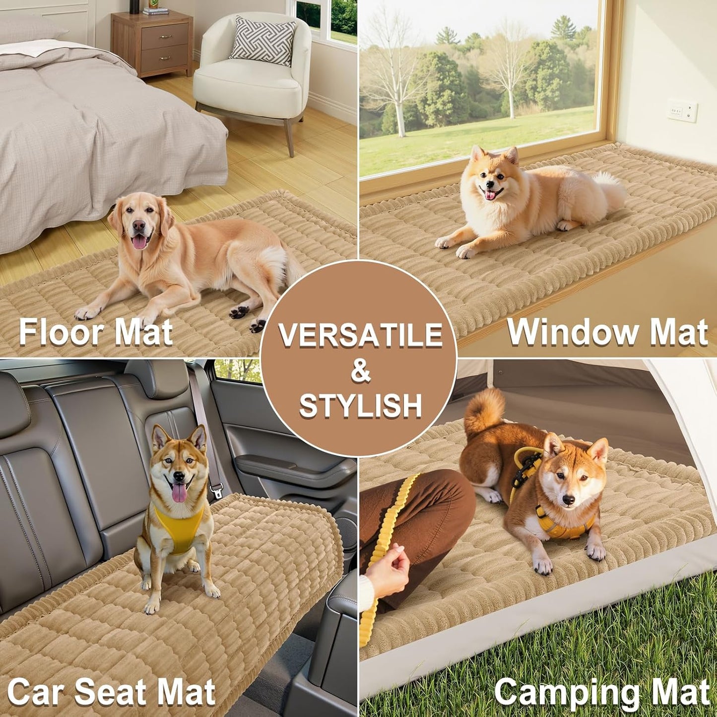Couch Cover for Dogs Washable, Non Slip Fuzzy Pet Couch Covers for 3 Cushion Sofa Pet Friendly