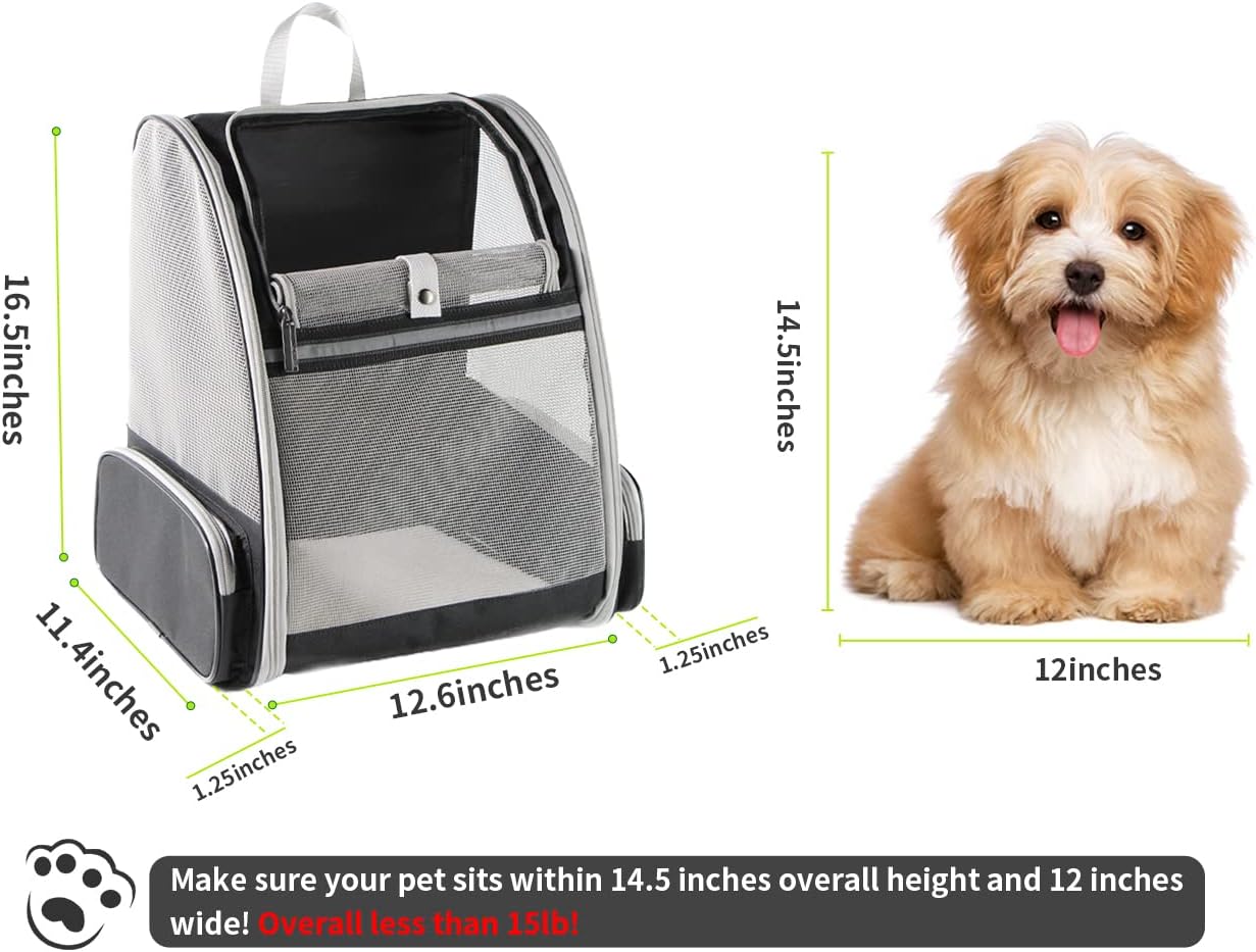 Innovative Traveler Bubble Backpack Pet Carriers for Cats and Dogs Breathable and Portable