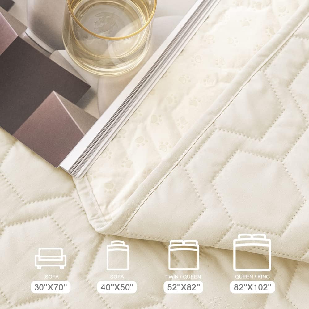 Waterproof and Anti-Slip Dog Bed Cover and Pet Blanket Sofa Pet Bed Mat