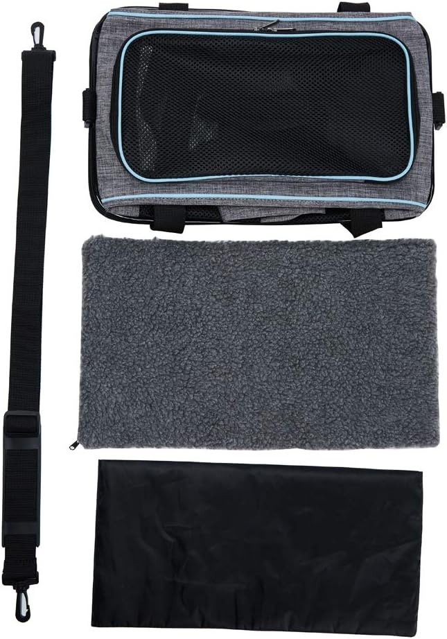 Dog Carrier for Pets Up to 16 Lbs, Soft-Sided Cat Bag Animal Carriers Travel Puppy Carry