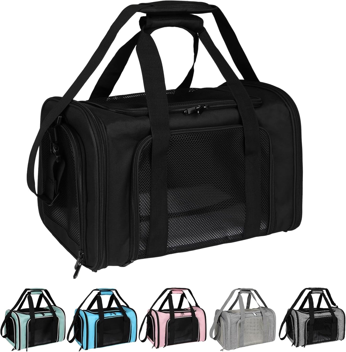 Dog Carrier for Small Medium Pet Carriers Up to15Lbs, Portable Cats Carrier Soft- Sided Puppy Dogs Bag