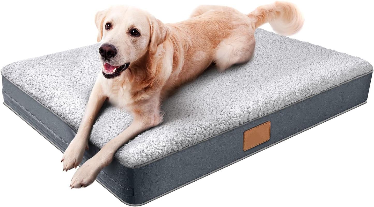 Dog Beds with Removable Washable Cover for Large Dogs, Waterproof Dog Cat Bed