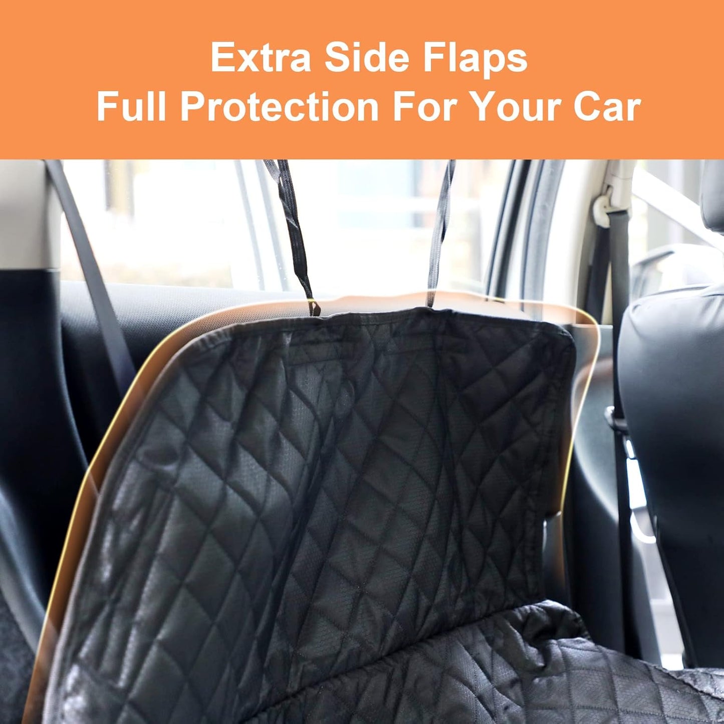 SUV Cargo Liner for Dogs, Waterproof Pet Cargo Cover Dog Seat Mat for SUVs Sedans Vans