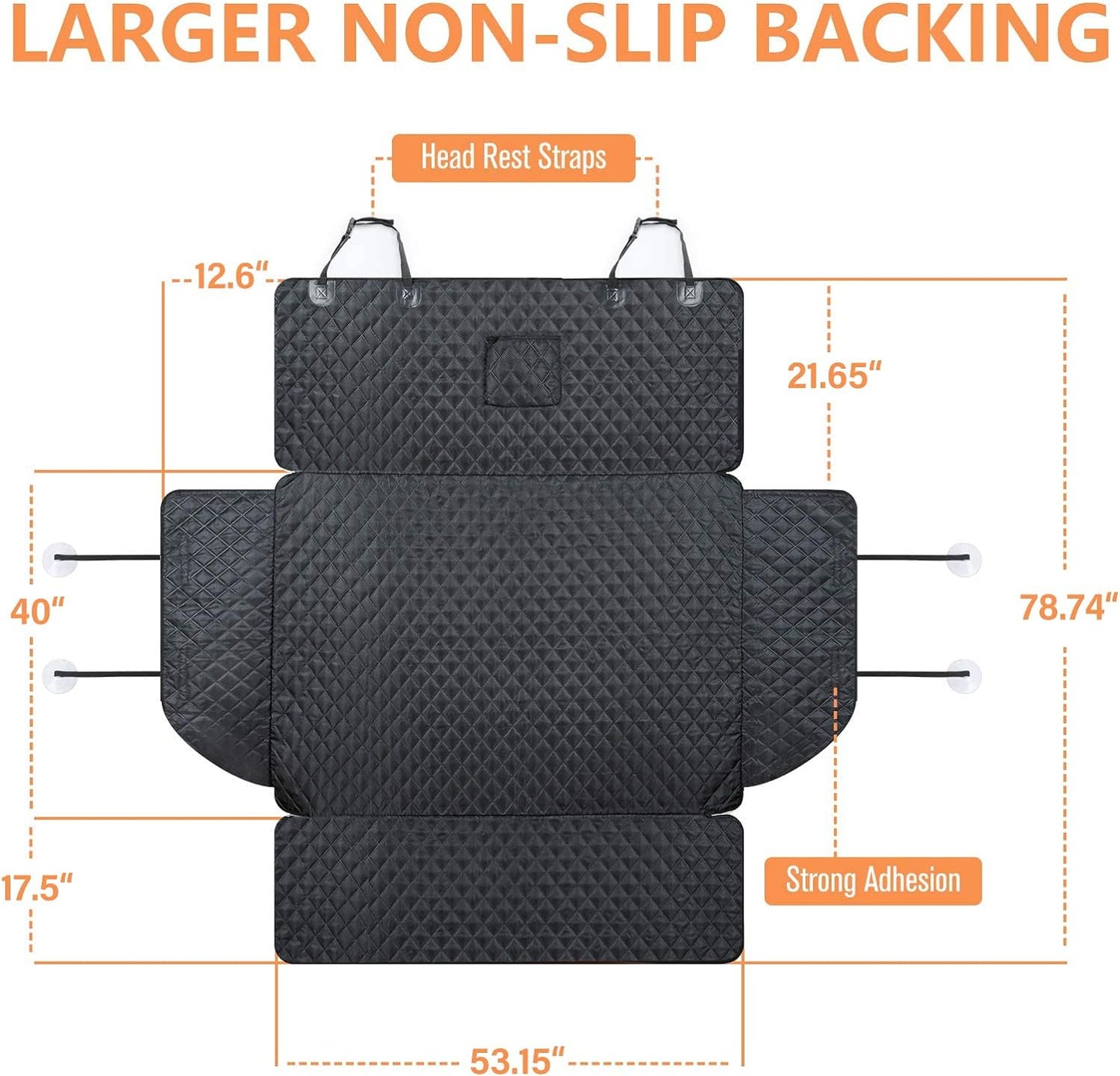 SUV Cargo Liner for Dogs, Waterproof Pet Cargo Cover Dog Seat Mat for SUVs Sedans Vans