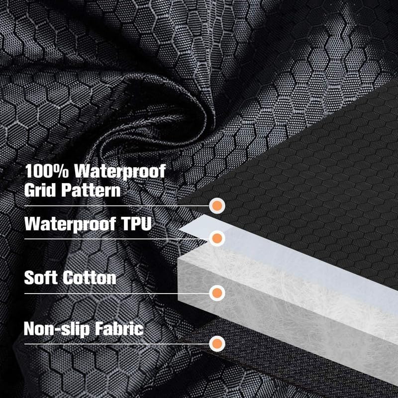 Waterproof Scratchproof Pet Dog Bench Seat Covers for Cars, Trucks, SUVs, Nonslip Durable