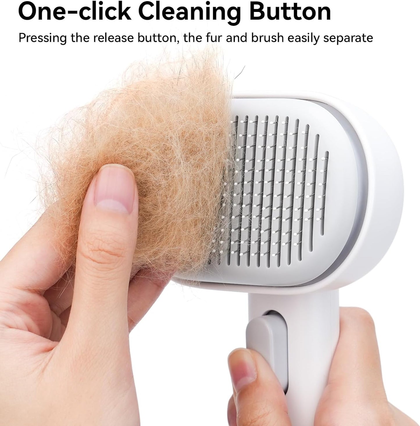 Dog Cat Brush for Shedding, Cat Brush for Long or Short Haired Grooming Deshedding Brush