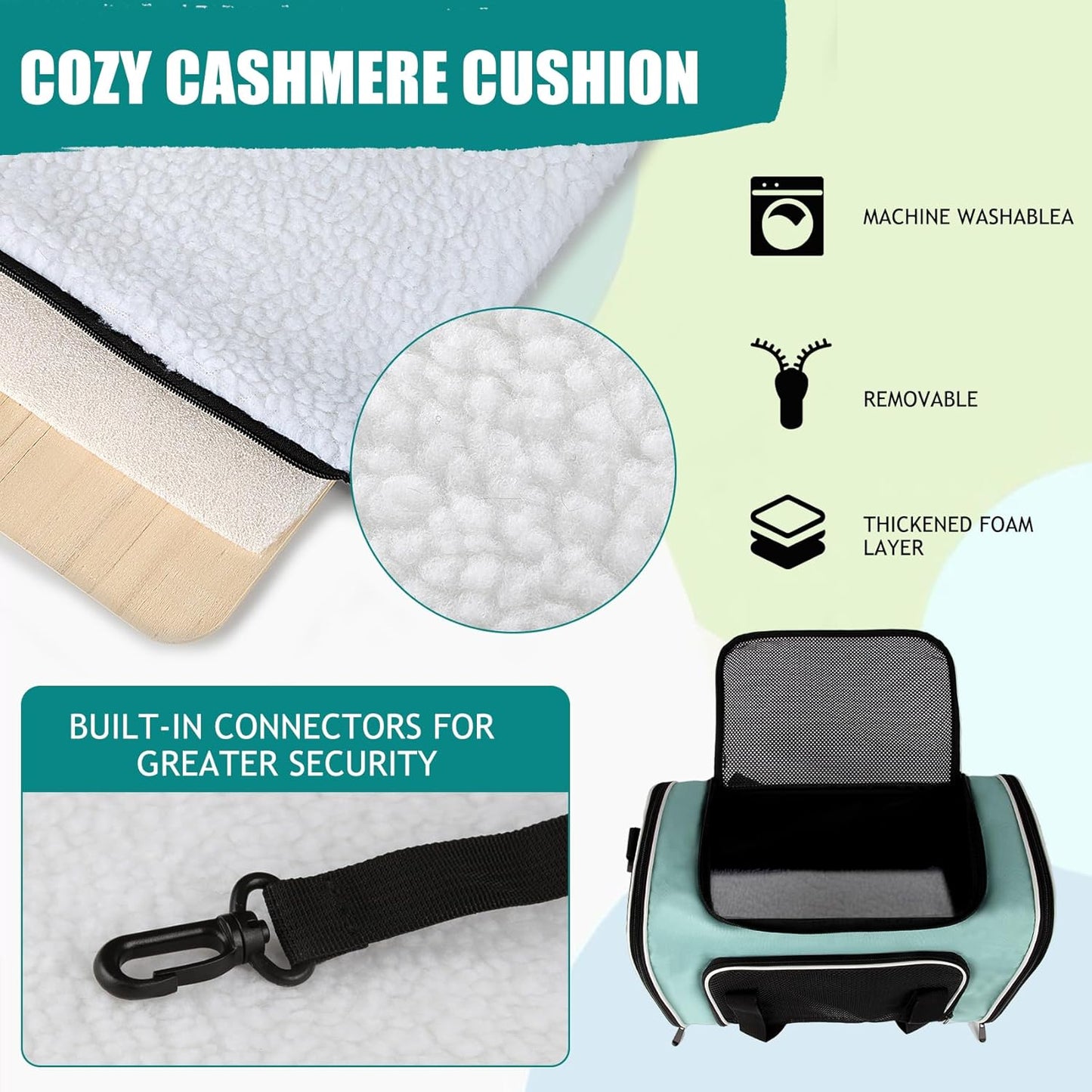 Dog Carrier for Small Medium Pet Carriers Up to15Lbs, Portable Cats Carrier Soft- Sided Puppy Dogs Bag