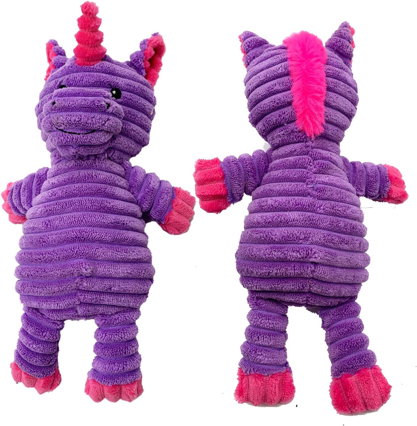 Plush Dog Toys Assortment Value Bundle Puppy Pet Mutt Squeak Toy for Medium Large Dogs
