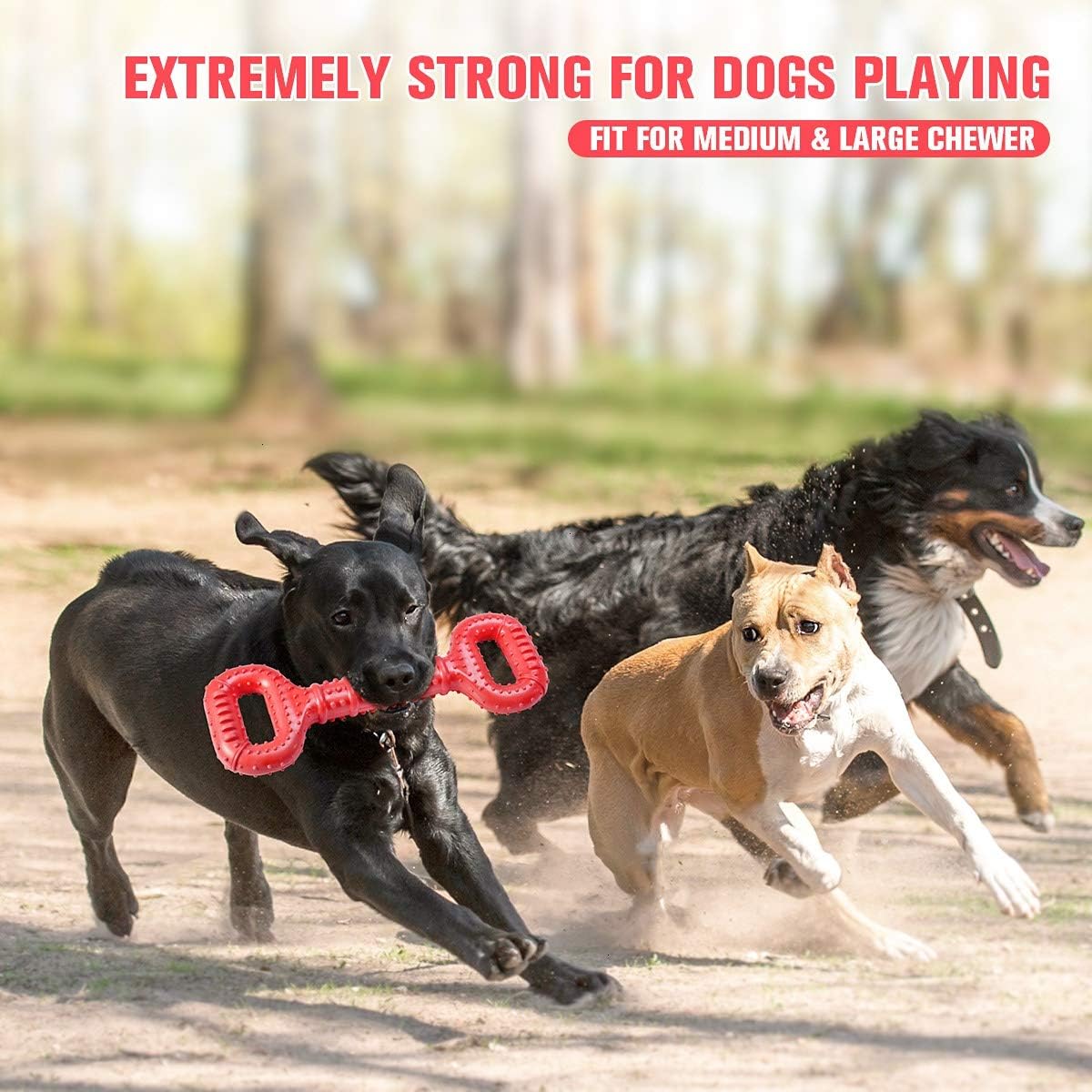 Dog Toys for Aggressive Chewers Large Breed, 15 inch Interactive Long Lasting Dogs Toy