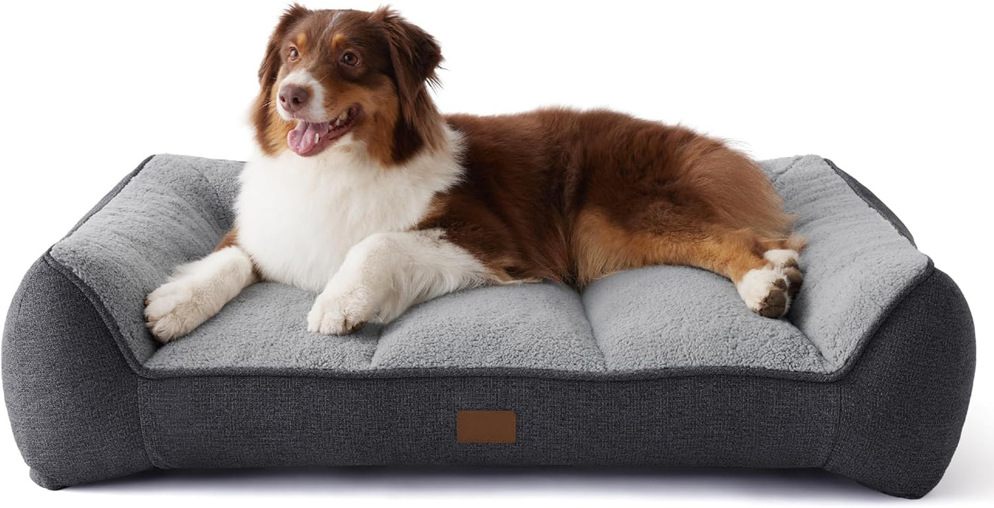 Orthopedic Dog Beds Large Sized Dog - Extra Thick Supportive Pet Bed Sofa