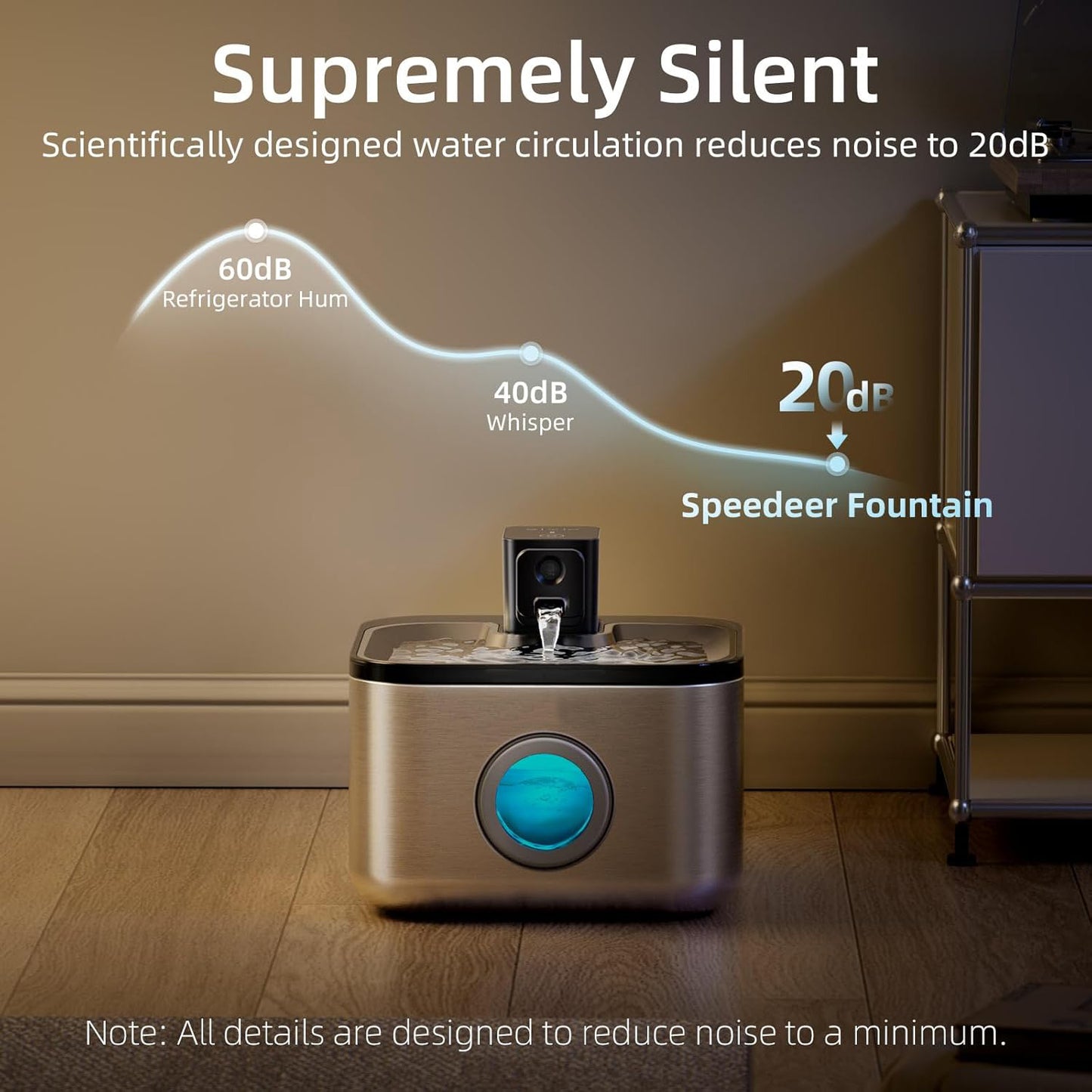 Pet Water Fountain for Dogs Cats