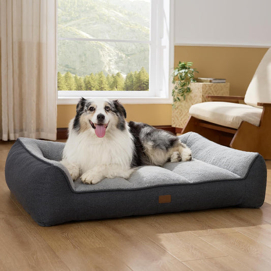 Orthopedic Dog Beds Large Sized Dog - Extra Thick Supportive Pet Bed Sofa