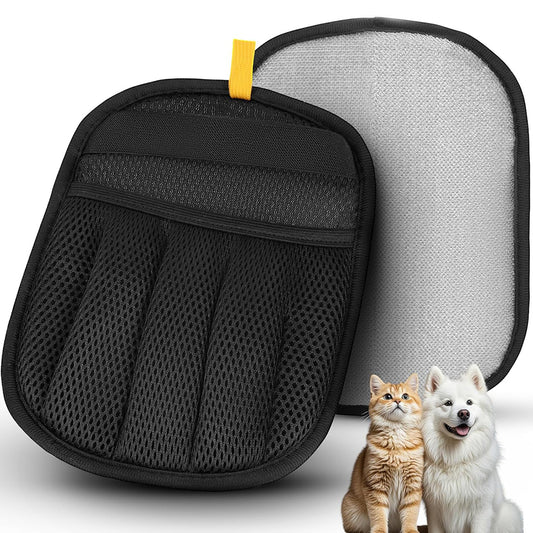 Magic Brush Pet Hair Remover, Five-Finger Electrostatic Dog Cat Hair Removal Gloves for Couch, Furniture,Clothing