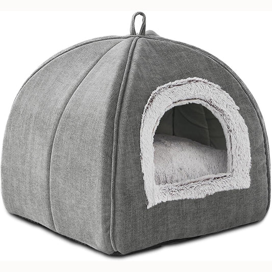 Cat Bed Cave-Cat Beds for Indoor Cats, Kittens and Small Pets,Soft and Warm Cats House