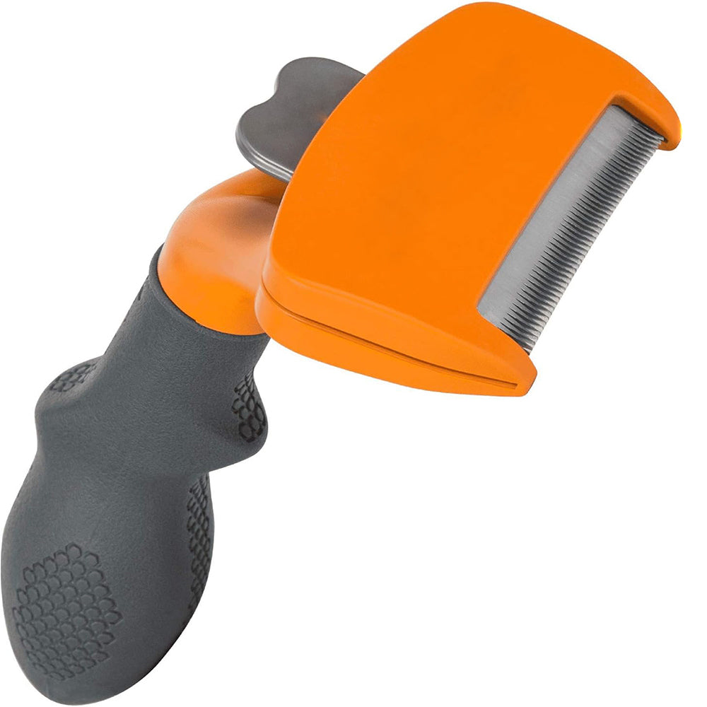 Medium Large Dog Undercoat deShedding Tool, Long Hair, Reduces Loose Hair from Shedding