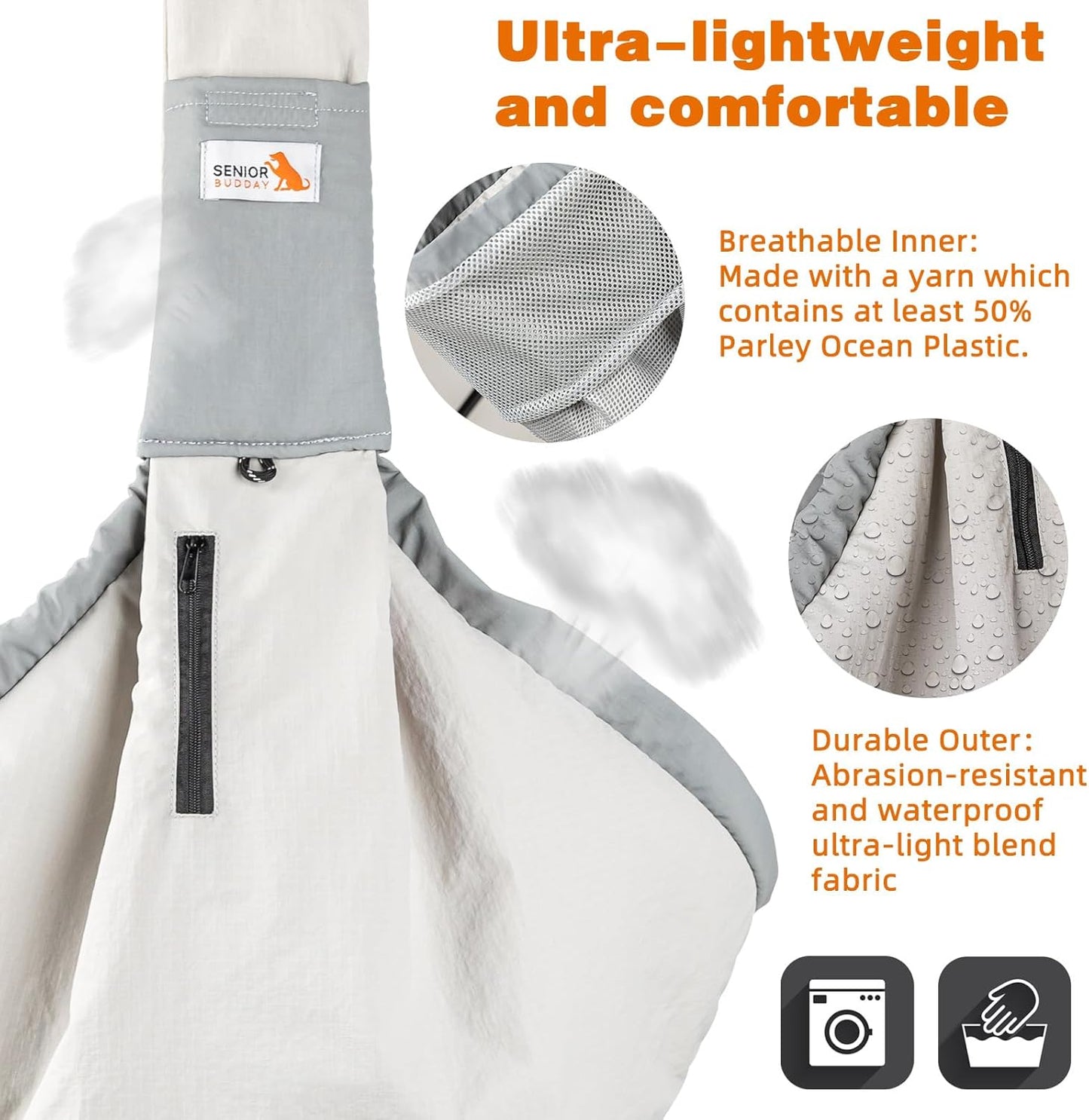 Puppy Carrying Backpack Pet Purse with Pockets Dog Carriers for Small Dogs & Cats Up to 20lbs