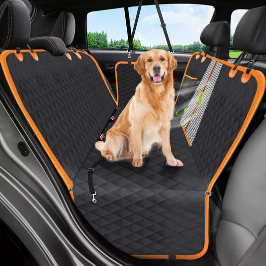 Dog Car Seat Cover, 600D Heavy Durable Dog Seat Cover for Car Back Seat Waterproof