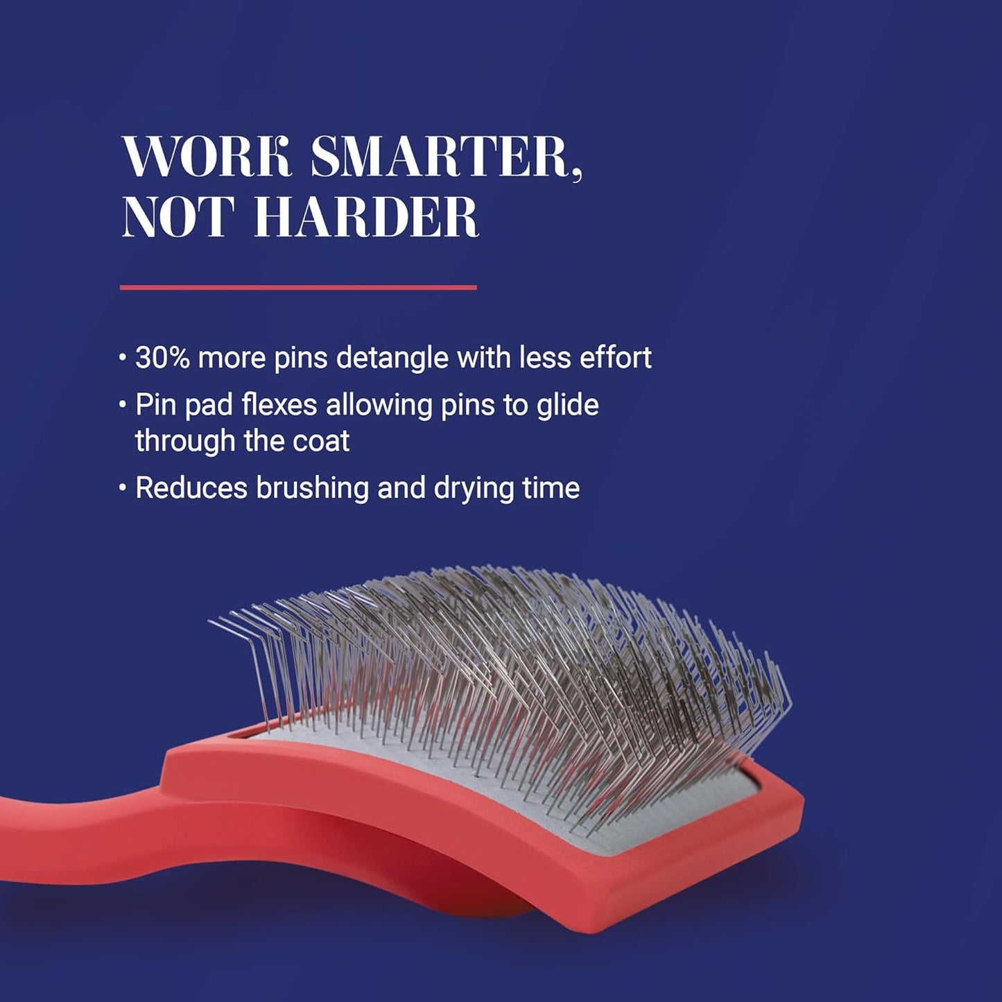 Big G Dog Slicker Brush for Dogs (Goldendoodles, Labradoodles, Poodles), Groom Like a Professional