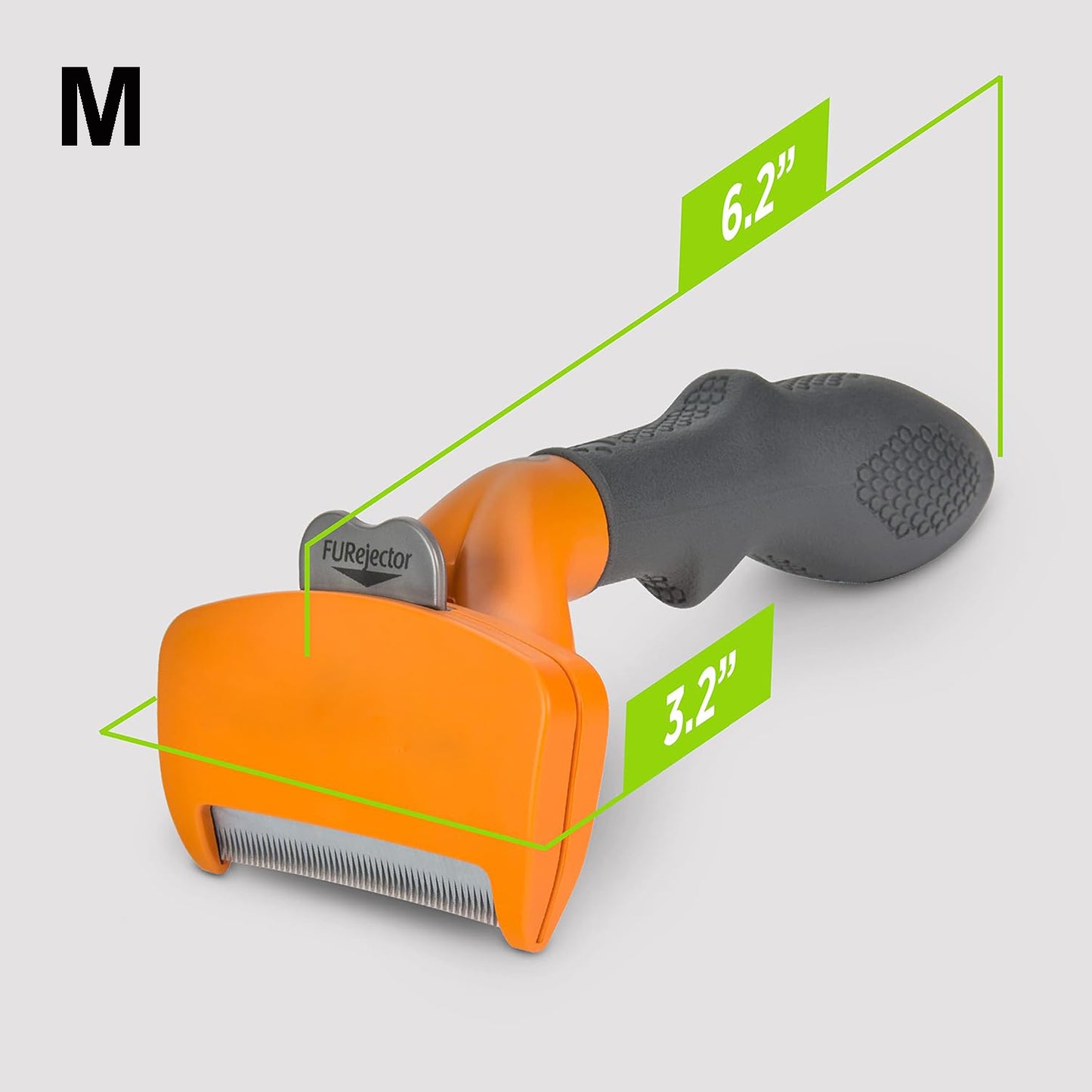 Medium Large Dog Undercoat deShedding Tool, Long Hair, Reduces Loose Hair from Shedding