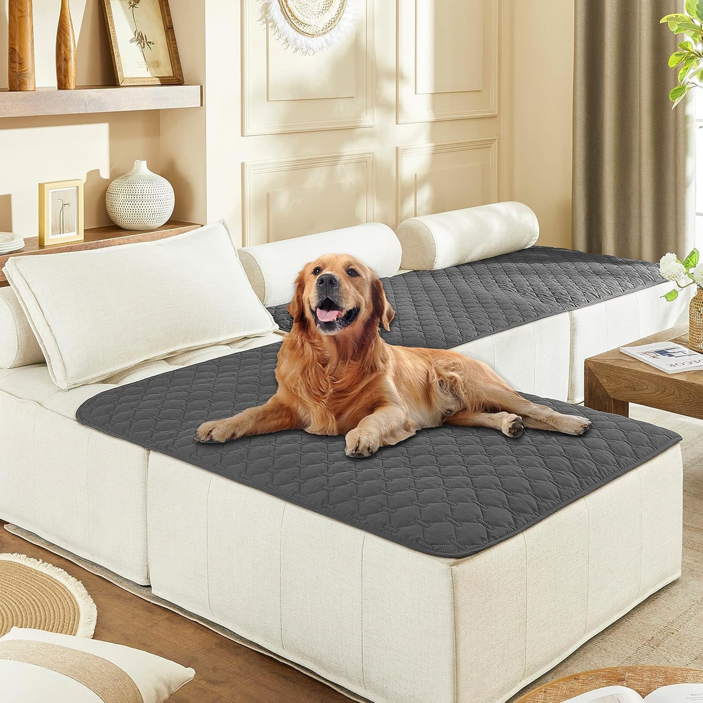 3X Stronger Waterproof Pet Blanket, Scratch Proof Furniture Protector for Dogs Cats