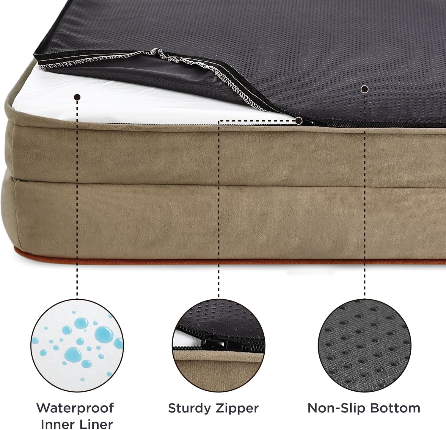  Medium UK Indoor Dog Bed Anti-Slip