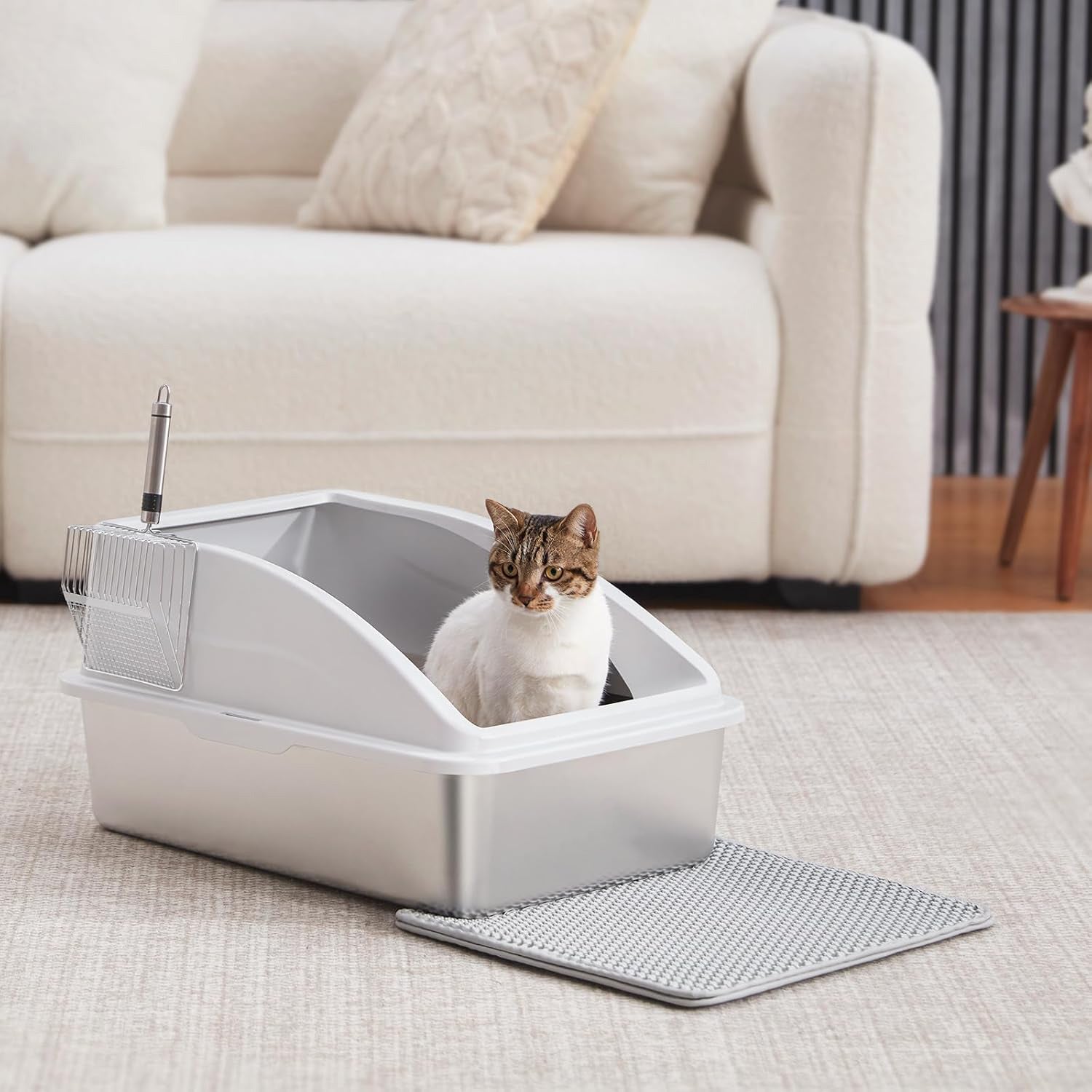Metal large Cats Litter Boxs