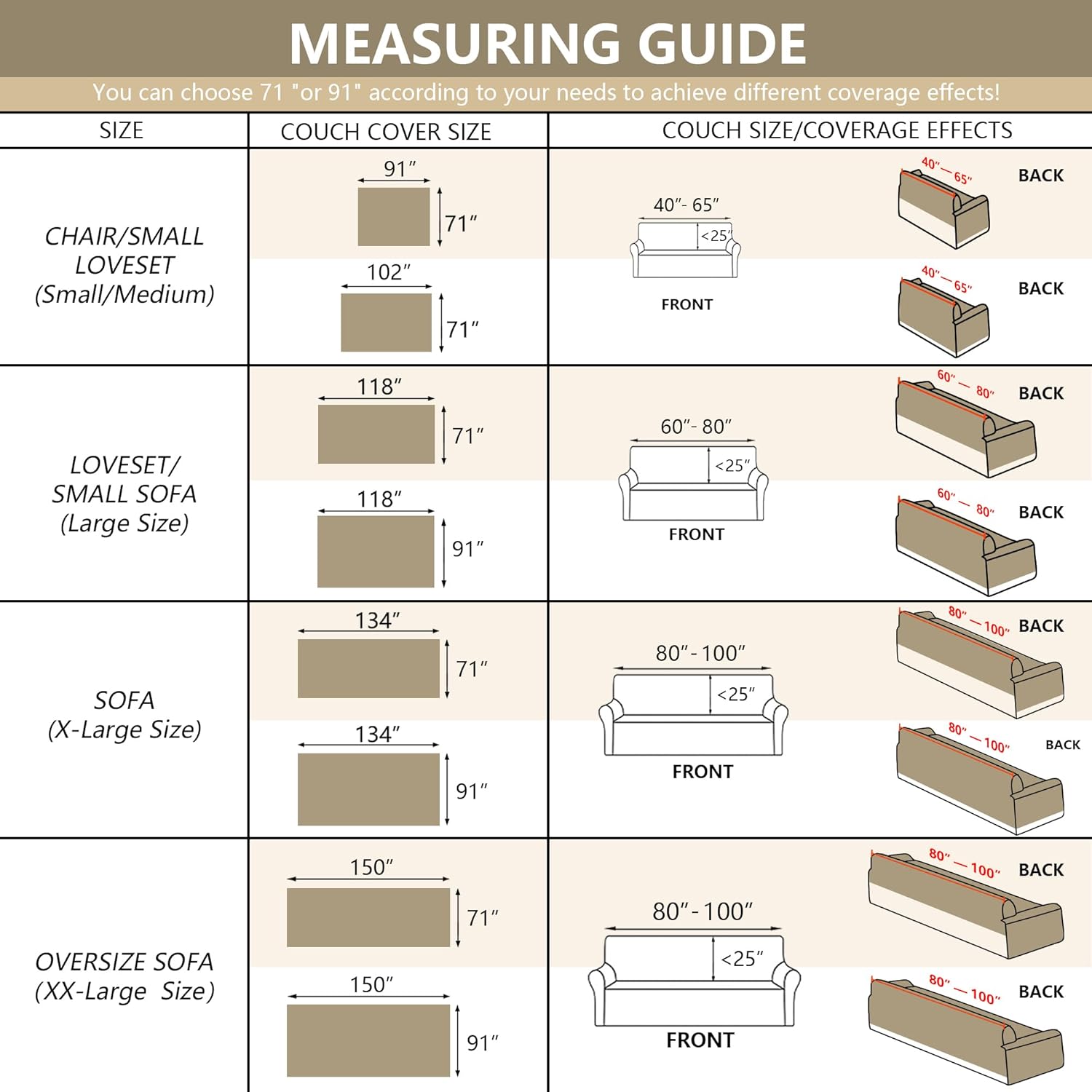 Size of Couch Cover for Large Dogs Cats