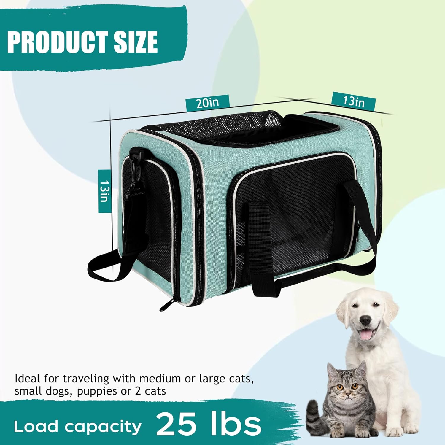 Size of Soft-Sided Cats Carriers