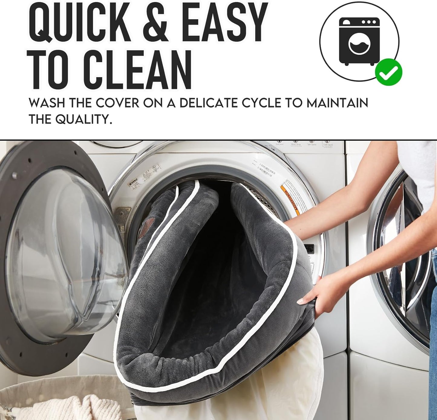 washable cloth cover dog beds