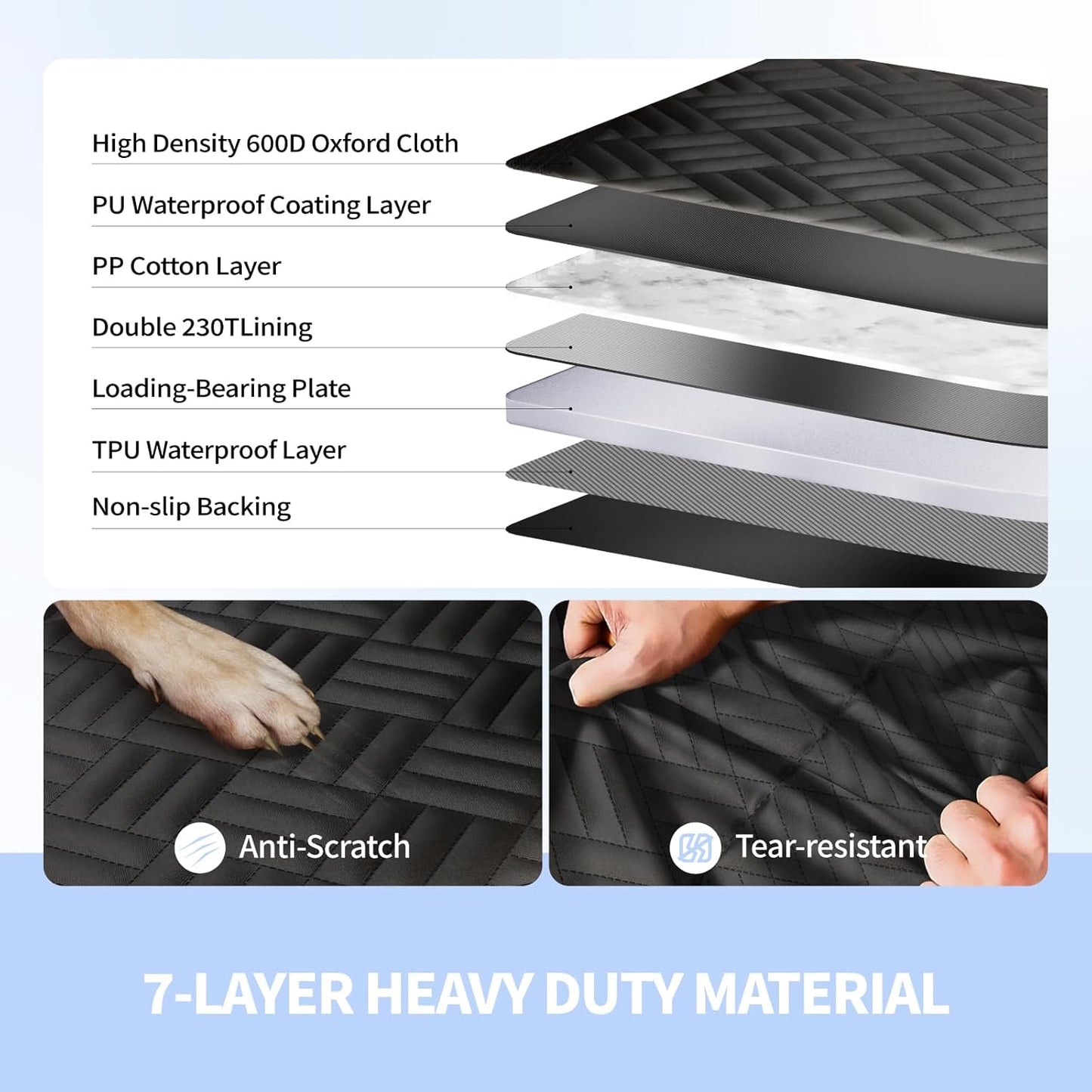 water resistant pet cover for car seat