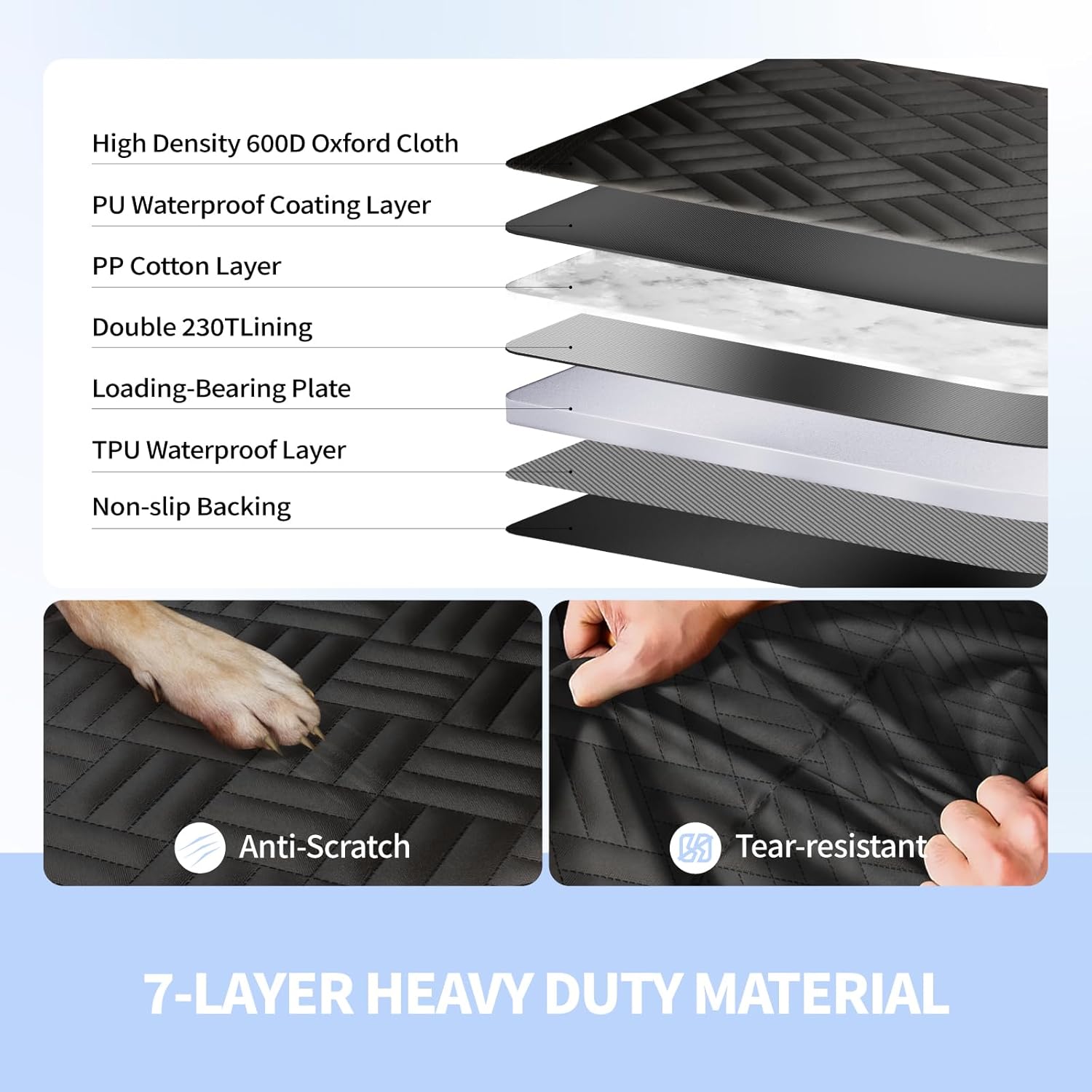 water resistant pet cover for car seat