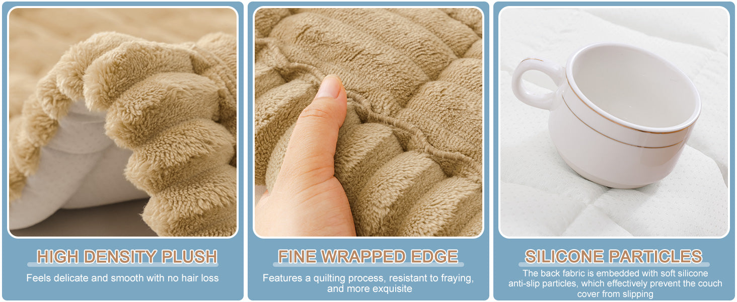 waterproof Non Slip Fuzzy Pet Couch Covers for cats dogs